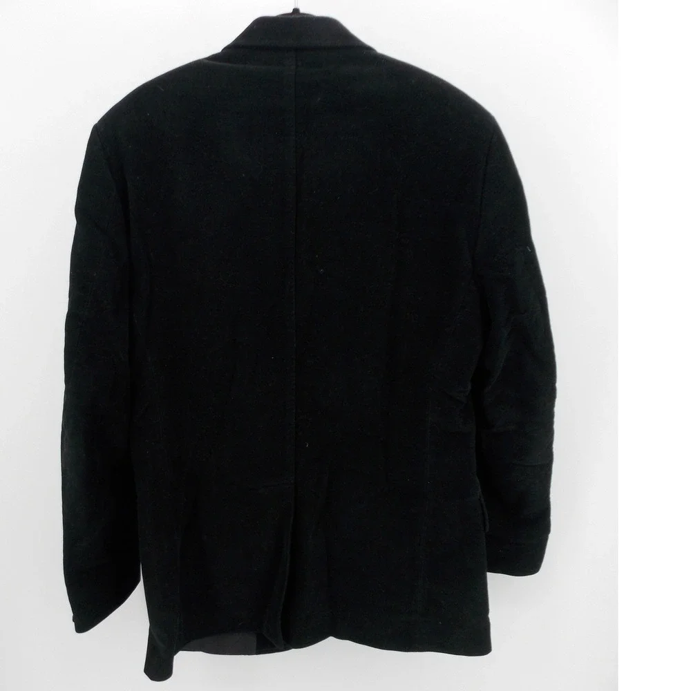 Banana Republic Mens Black Velvet Blazer Sport Coat 38S Tailored 3 Buttons